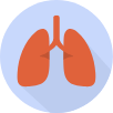 COPD and asthma disease icon